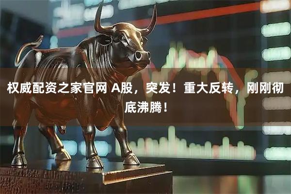 权威配资之家官网 A股，突发！重大反转，刚刚彻底沸腾！